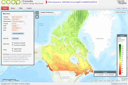 Canada Climate Change Data Portal (CCDP)