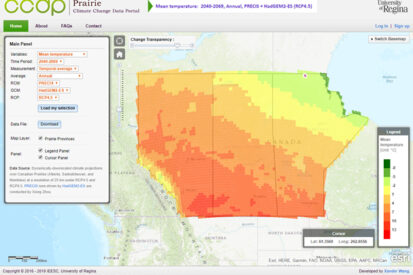 Prairie Climate Change Data Portal (CCDP)