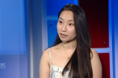 CSL member, Lucy Li, is interviewed by CBC News