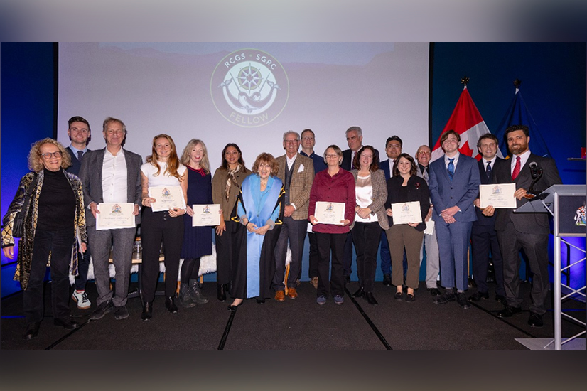 Dr. Wang is inducted as a Fellow of Royal Canadian Geographical Society