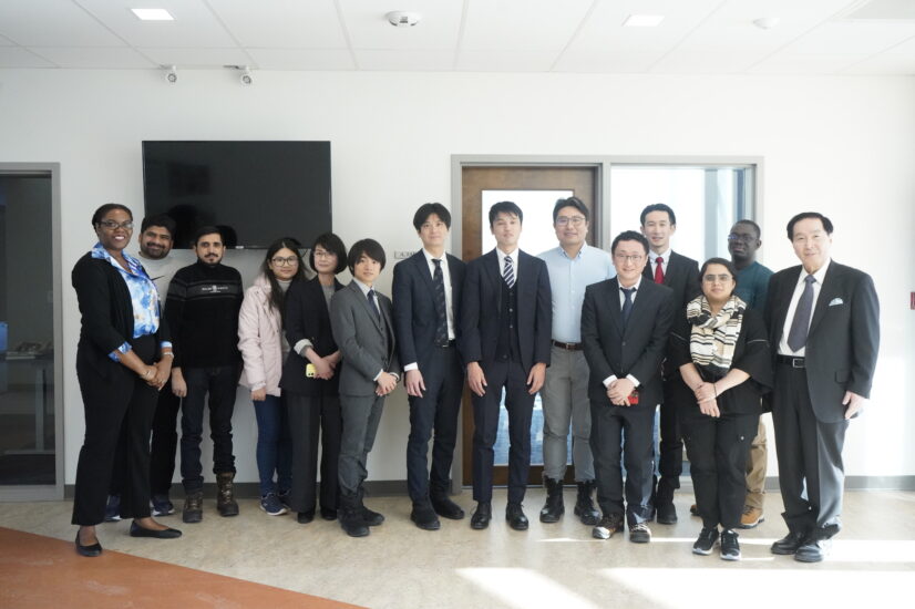Delegation from Japan visits Climate Smart Lab